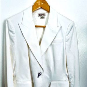 Michael Kors white blazer